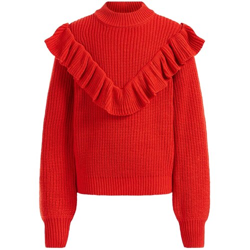 WE Fashion Pulover ognjeno rdeča Slike