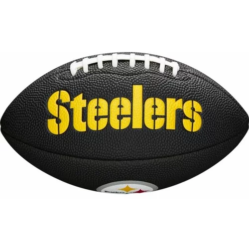 Wilson MINI NFL TEAM SOFT TOUCH FB BL PT Mini lopta za američki nogomet, crna, veličina