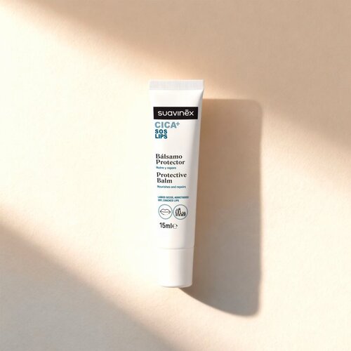 Suavinex CICA Protective Balm za&amp;scaron;titni balzam za usne 15 ml Slike