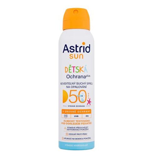 Astrid Sun Kids Dry Spray vodoodporna za&amp;scaron;čita pred soncem za telo za vse tipe kože 150 ml Slike