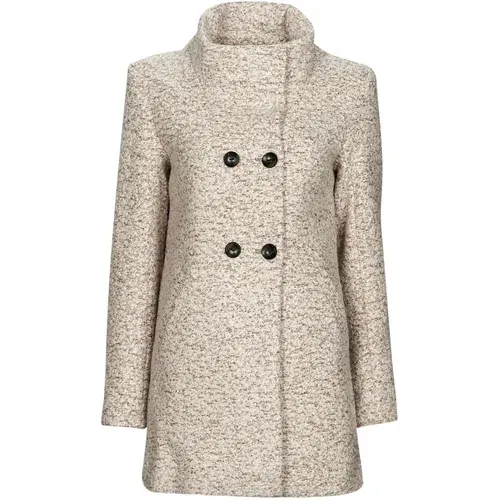 Only ONLNEWSOPHIA WOOL COAT CC OTW Bež