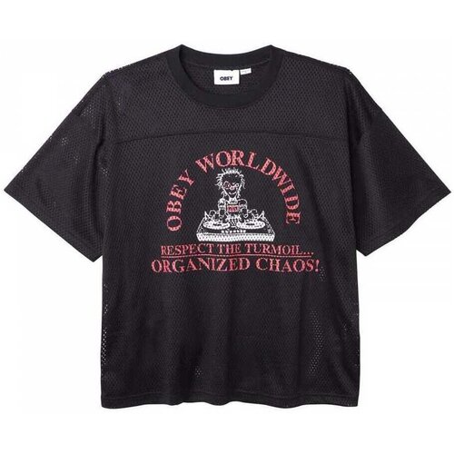 Obey Srajce z dolgimi rokavi Bigwig vero mesh jersey Črna Cene