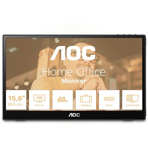 AOC 16T3EA 15,6&amp;quot; IPS FHD 60Hz monitor Slike