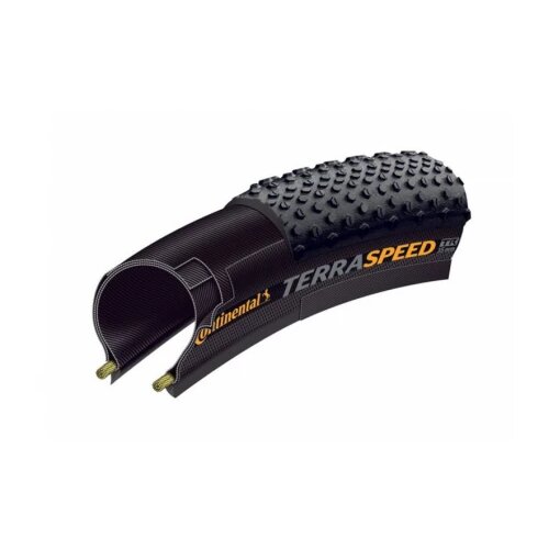 GUMA SPOLJAŠNJA 700x35C CONTINENTAL TERRA SPEED PT black/black Skin kevlar Slike