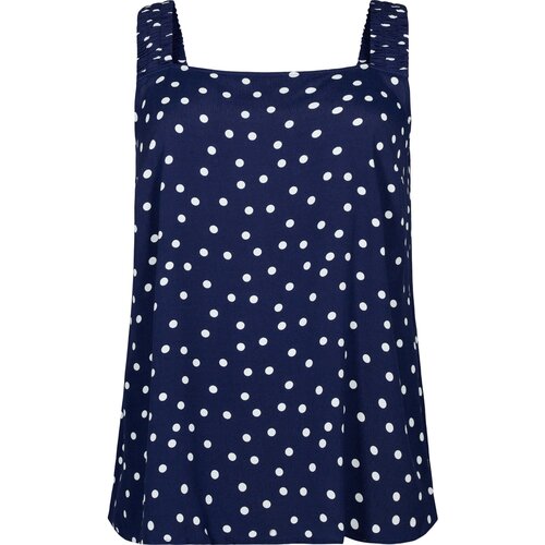 Zizzi Top &amp;#039;Bella&amp;#039; mornarska / bela Slike