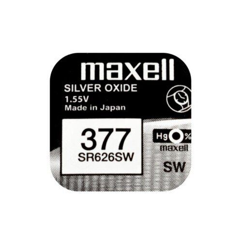 Maxell Baterija SR626SW, 1 kos (377) Slike