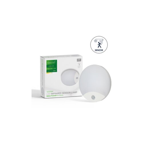  LED plafonjera sa senzorom Green Tech 16W, 4000K, promjer 25cm Cene