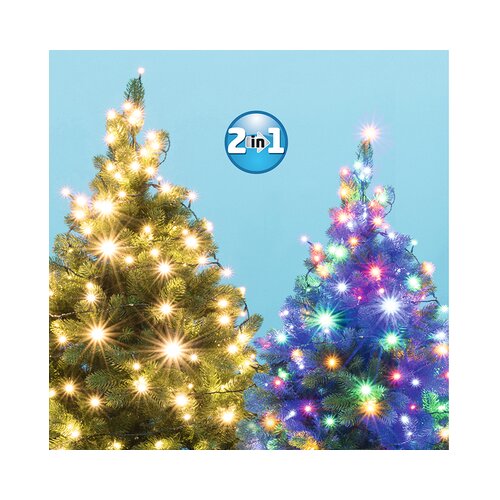 Home Dekorativna LED rasvjeta, 2u1, daljinski upravljač - LED 102R/WW/M Slike