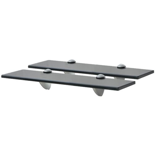 VidaXL Zidne police 2 kom staklene 40 x 10 cm 8 mm Slike