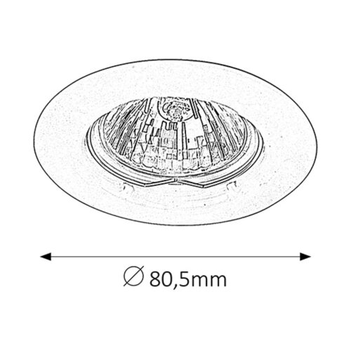 Rabalux spot relight GU5.3 12V 50W hrom Slike