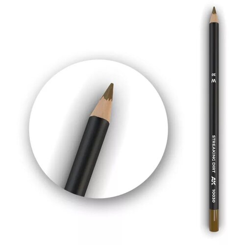 AK Interactive Watercolor Pencil Streaking Dirt Cene