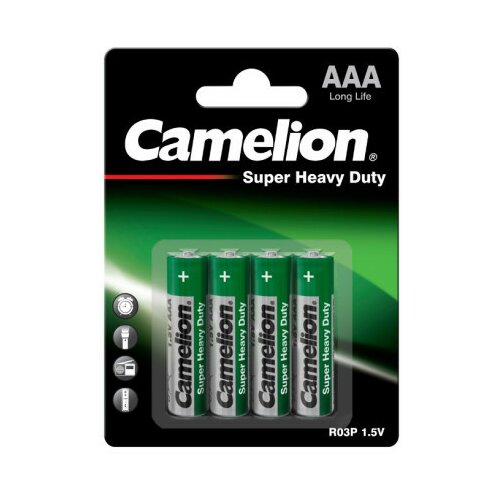 Camelion cink-karbon baterije aaa ( CAM-R03P/BP4 ) Slike