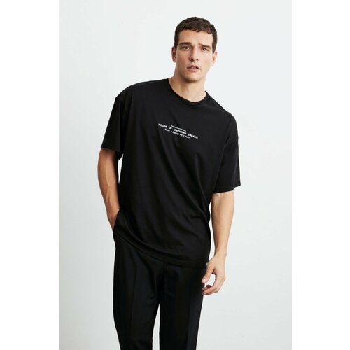 GRIMELANGE T-Shirt - Black - Oversize Cene