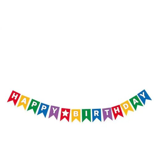 Procos Party banner s natpisom Sretan rođendan 230 cm Cene