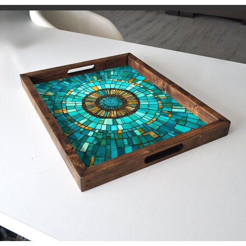 Aberto Design Poslužavnik REF002 48 x 38 x 4 cm, Šareni Cene