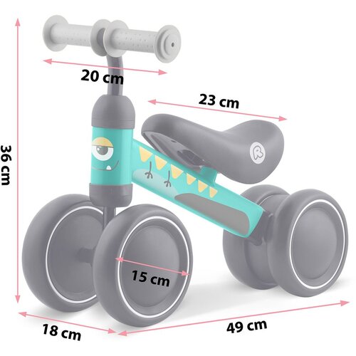 Ricokids dječji bicikl za ravnotežu s tri kotača Slike