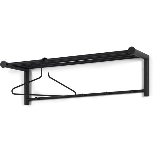 Spinder Design Crna metalna zidna vje&amp;scaron;alica s policom Suza &amp;ndash; Slike