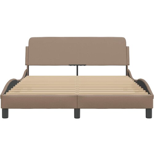  Okvir za krevet Dover boja cappuccina 120x200 cm umjetna koža Slike