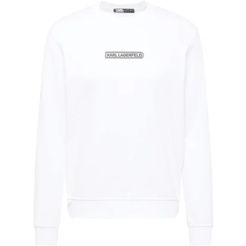 Karl Lagerfeld Sweater majica crna / bijela