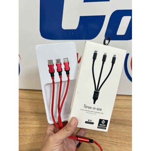  Usb kabal 3u1, type C, lightning, micro Apollo Slike