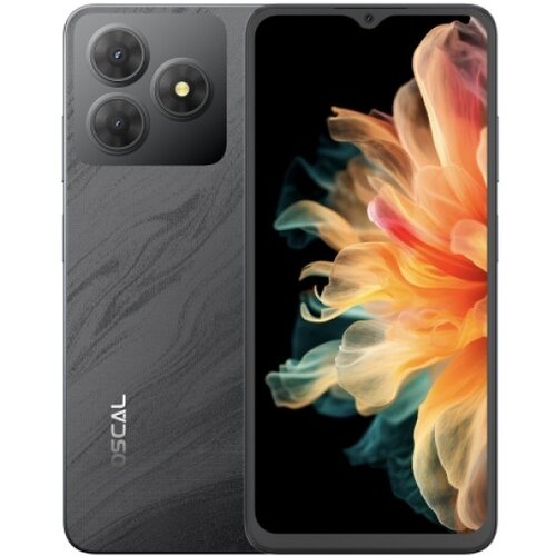 smart+ telefon Oscal FLAT 2, 6.65" OC/6GB/256GB/13MP/5000mAh PBlack Cene