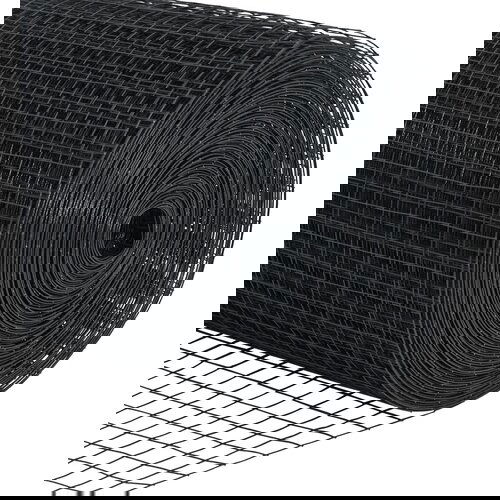 vidaXL Varjena žična ograja Siva 0.6x50 m Jeklo Cene