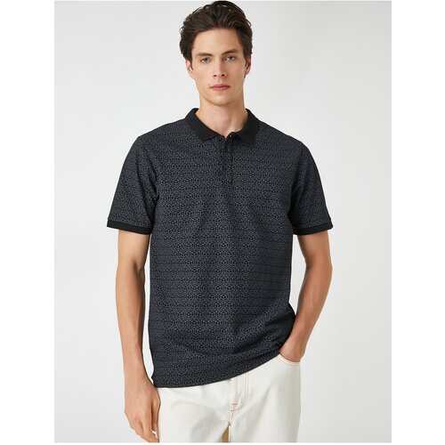 Koton Slim Fit Basic T-Shirt, Indaco (740), XXL Uomo