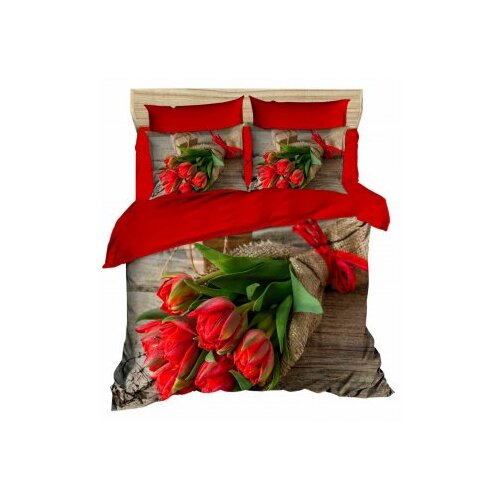 Lessentiel Maison set posteljine 190, 160x220cm, crvena Cene