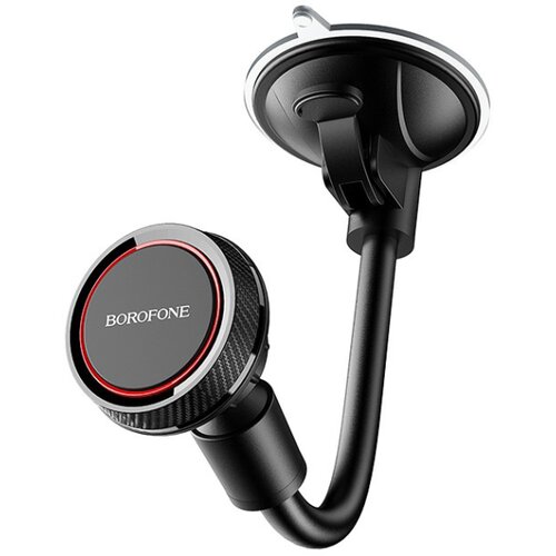  Univerzalni magnetni auto držač nosač za mobitel BOROFONE BH18 Journey series windshield car black&amp;amp;red Slike