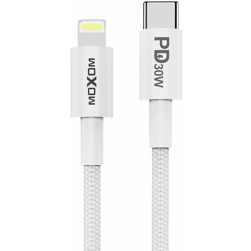 Moxom USB data kabl MX-CB136 PD 30W Type-C na Lightning 1m/ bela Cene