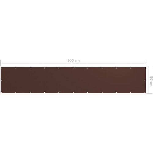  zastor smeđi 90 x 500 cm od tkanine Oxford Slike