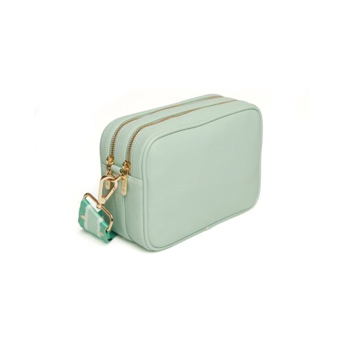 Fancy Metal Goods Ltd Alice Wheeler - Torba - Soho, Pastel Mint, Double Zipped Cene