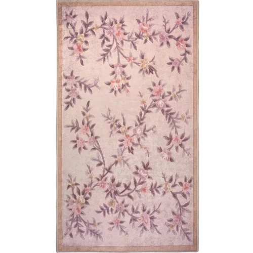 Vitaus Svijetlo ružičasti perivi tepih 150x80 cm -
