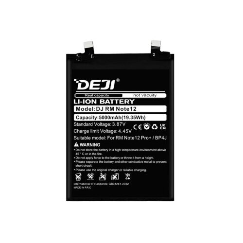  Baterija za xiaomi redmi note 12 pro plus 5g (bp4j) 4880mah deji ( BAT9607 ) Slike