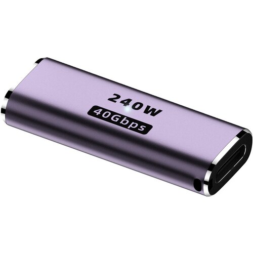 INF 240W Večnamenski Adapter: 240W 40Gbps USB-C Ženski na Ženski - Vijoličen, (5000291500) Cene