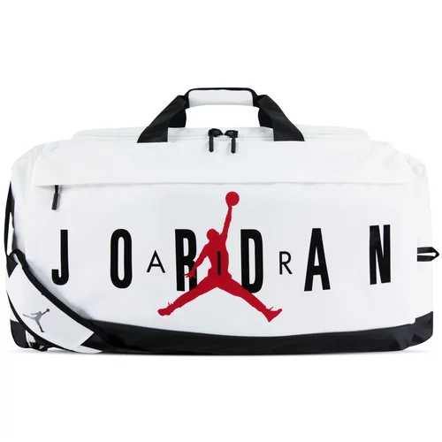 Jordan Sportska torba 'JAM VELOCITY' crvena / crna / bijela