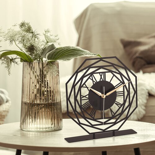 Opviq sat 25cm Crni Slike