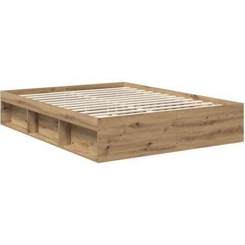  Okvir za krevet Umjetnička hrastovina 150 x 200 cm Slike