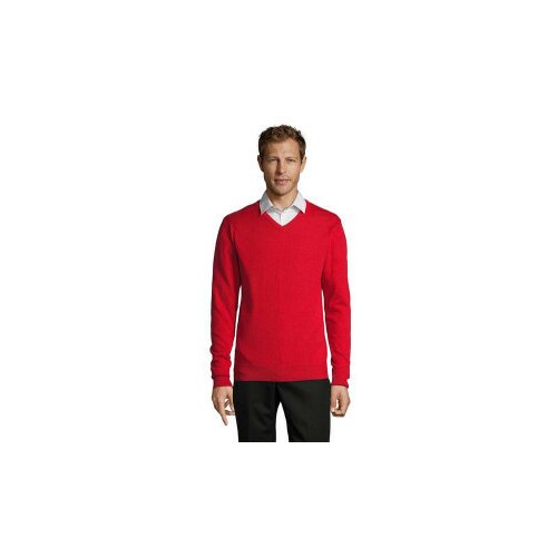 SOL'S Galaxy muški džemper na V izrez crvena 3XL ( 390.000.20.3XL ) Slike