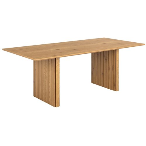 Actona Jedilna miza z mizno plo&amp;scaron;čo v hrastovem dekorju 100x210 cm Colima &amp;ndash; Slike