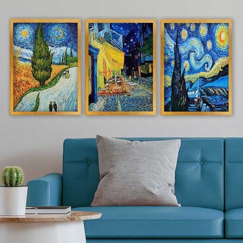 Wallity dekorativna slika 3AC_UN78512_3545, 35x45cm, 3 dela Slike