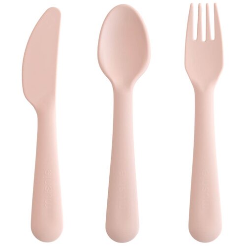 Mushie&amp;reg; 3-dijelni pribor za jelo blush Slike