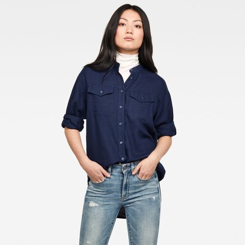 G-star Shirt - Parota classic bf shirt wmn l\s dark blue Slike
