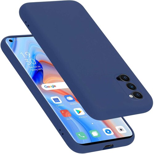 Cadorabo Ohišje je združljivo z Oppo Reno4 PRO in tekoča modra - Zaščitni ovitek iz prožnega silikona TPU, (20860054) Cene