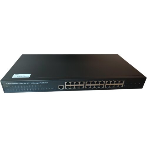 ExeLink SGX3728P-V2 upravljivi POE switch sa 24x10/100/1000 Base-T(POE/POE+), 4x1G/10 GE Base-X SFP+ porta Cene