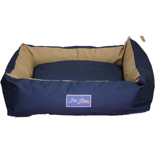 Pet Line Krevet za pse, 90x120cm, Teget-bež Slike