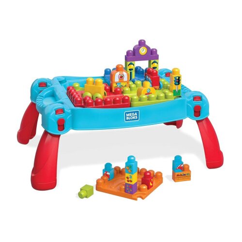 Fisher Price Igračka edukativni sto sa kockicama Mega Blocks FGV05 Slike