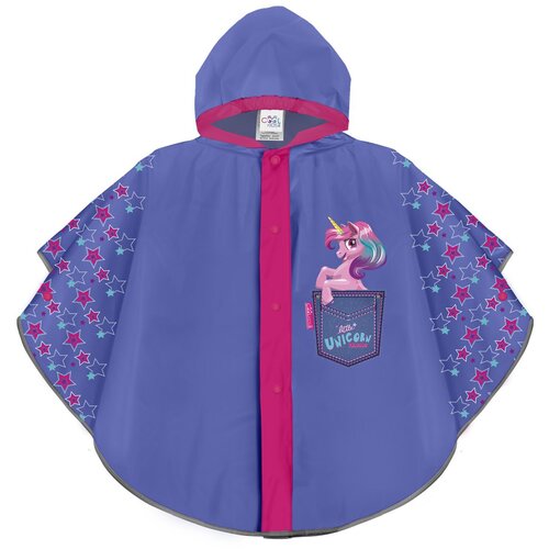 Okram pelerina za ki&amp;scaron;u 15645 UNICORN COOL KIDS Ž ljubičasta 3-6 LET Slike