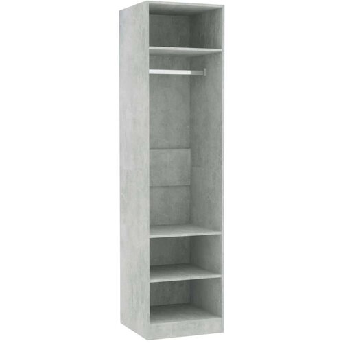 VidaXL Ormar siva boja betona 50 x 50 x 200 cm od iverice Slike