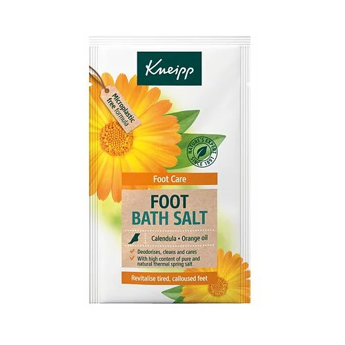 Kneipp Foot Care Foot Bath Salt Calendula & Orange Oil sproščujoča kopalna sol za stopala 40 g